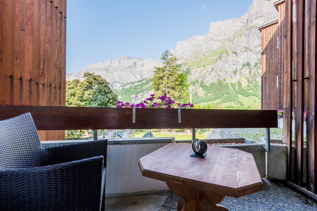 Hotel Quellenhof Leukerbad Bagian luar foto
