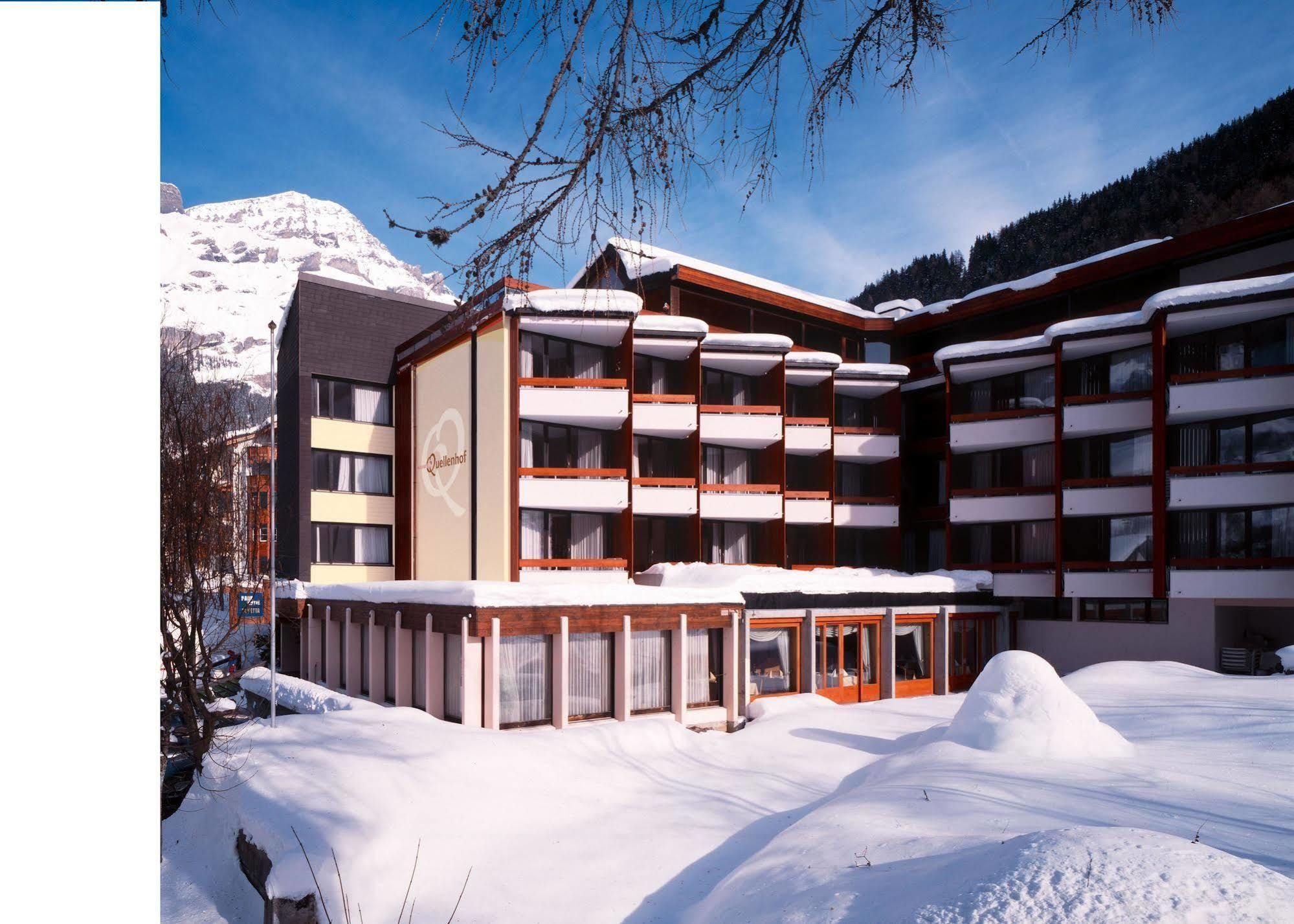 Hotel Quellenhof Leukerbad Bagian luar foto